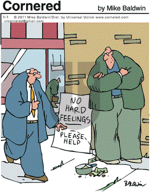 Cornered on Saturday January 1, 2011 Comic Strip