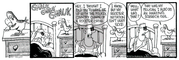 Monty on Friday January 12, 2007 Comic Strip