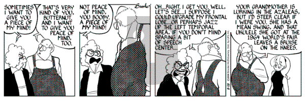 9 Chickweed Lane on Saturday August 28, 2004 Comic Strip