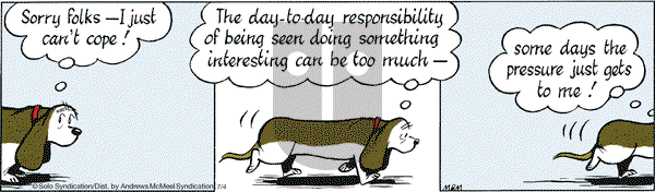 Fred Basset on Tuesday July 4, 2017 Comic Strip