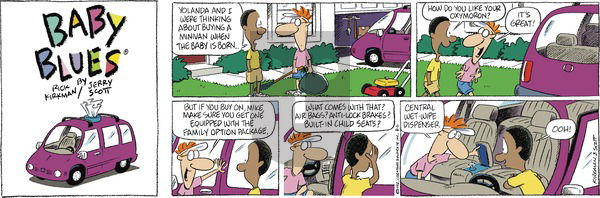 Baby Blues on Sunday August 2, 1992 Comic Strip