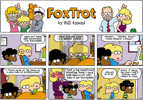 FoxTrot - Sunday June 11, 2000 Comic Strip