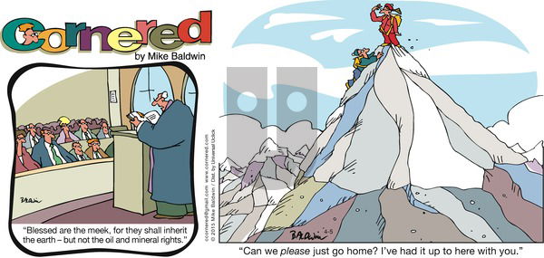 Cornered on Sunday April 5, 2015 Comic Strip