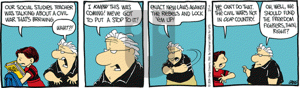 The Buckets on Saturday April 26, 2014 Comic Strip