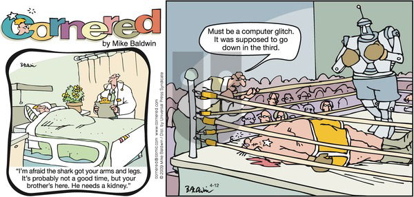 Cornered on Sunday April 12, 2009 Comic Strip