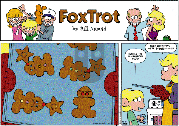 FoxTrot - Sunday December 21, 2003 Comic Strip