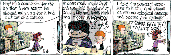 Cul de Sac on Wednesday December 7, 2016 Comic Strip
