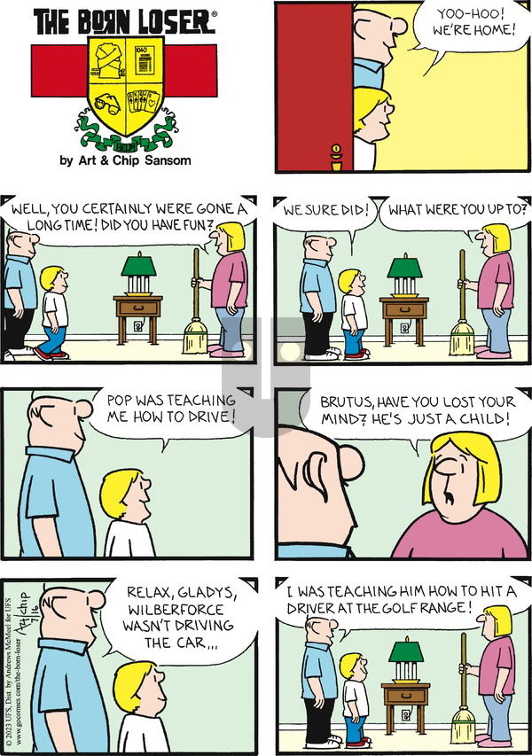The Born Loser on Sunday July 16, 2023 Comic Strip