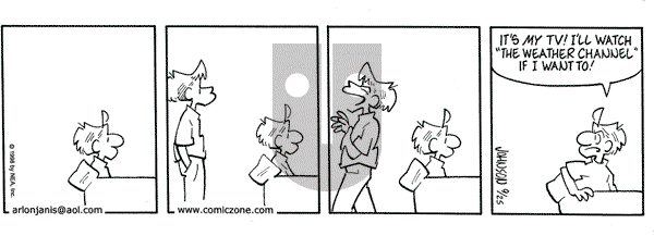 Arlo and Janis - Friday September 25, 1998 Comic Strip