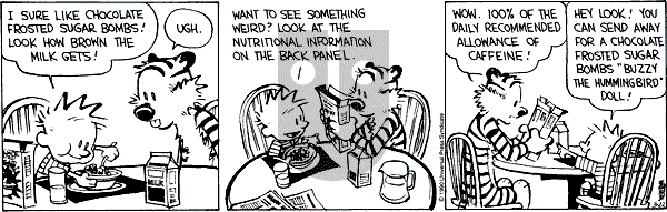 Calvin and Hobbes - Thursday March 22, 1990 Comic Strip