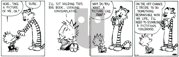 Calvin and Hobbes on Wednesday September 16, 1992 Comic Strip