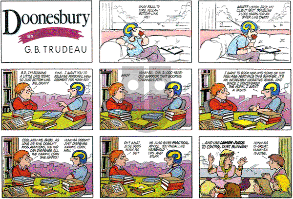 Doonesbury on Sunday April 19, 1987 Comic Strip