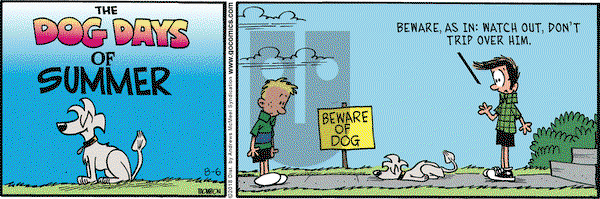 Grand Avenue on Monday August 6, 2018 Comic Strip