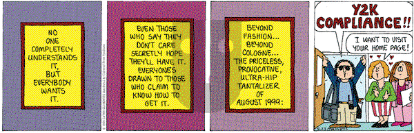 Cathy Classics on Monday August 23, 1999 Comic Strip