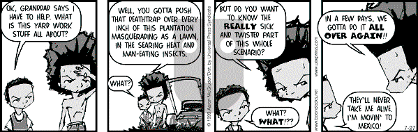 The Boondocks on Tuesday February 27, 2007 Comic Strip