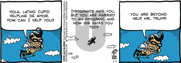 La Cucaracha on Monday February 12, 2018 Comic Strip