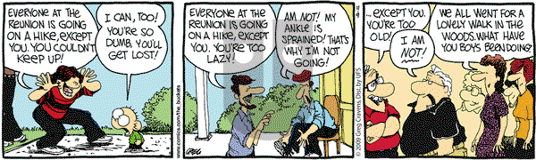 The Buckets on Monday November 9, 2009 Comic Strip