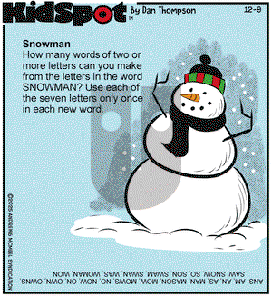 KidSpot on Tuesday December 9, 2025 Comic Strip