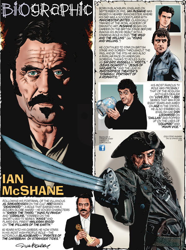 Biographic on Sunday May 29, 2011 Comic Strip