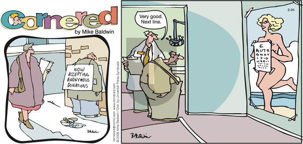 Cornered on Sunday February 24, 2008 Comic Strip