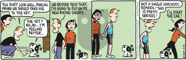 Pooch Cafe on Thursday April 29, 2004 Comic Strip