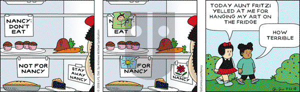 Nancy on Thursday August 23, 2018 Comic Strip
