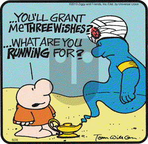 Ziggy on Wednesday August 28, 2013 Comic Strip