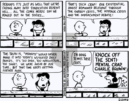 Ted Rall on Monday December 27, 1999 Comic Strip