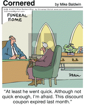 Cornered on Friday March 29, 2013 Comic Strip