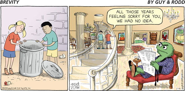 Brevity on Sunday February 26, 2006 Comic Strip