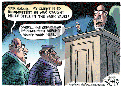 Rob Rogers on Thursday November 14, 2019 Comic Strip