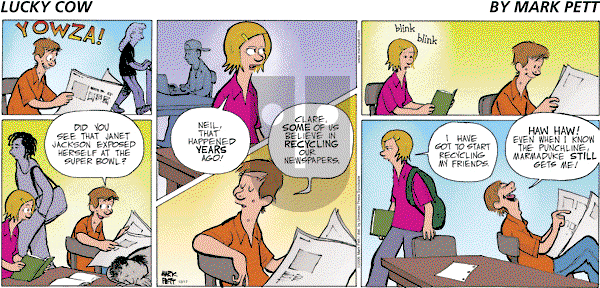 Lucky Cow on Sunday December 17, 2006 Comic Strip