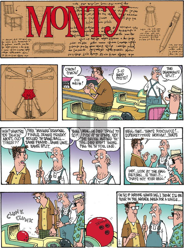 Monty on Sunday January 13, 2019 Comic Strip