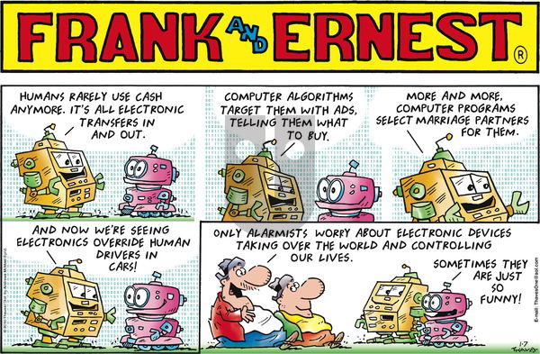 Frank and Ernest on Sunday January 7, 2018 Comic Strip