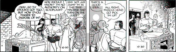 Alley Oop on Tuesday October 30, 1956 Comic Strip