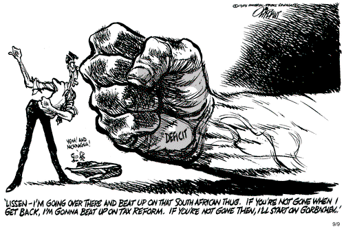 Pat Oliphant on Monday September 9, 1985 Comic Strip