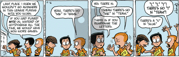 Cleats on Monday March 1, 2004 Comic Strip