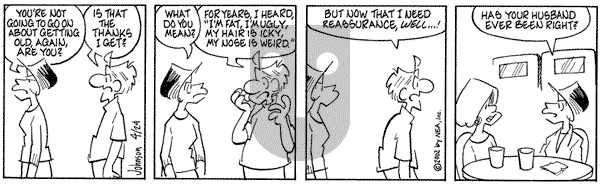 Arlo and Janis on Wednesday April 24, 2002 Comic Strip