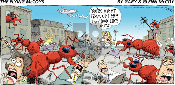 The Flying McCoys on Sunday April 22, 2012 Comic Strip