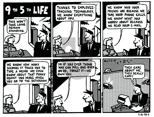 Ted Rall on Thursday April 16, 1998 Comic Strip