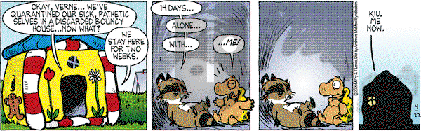Over the Hedge on Wednesday April 22, 2020 Comic Strip