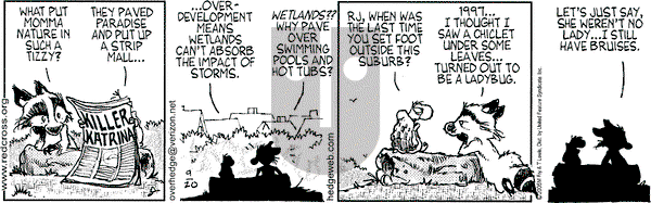 Over the Hedge on Tuesday September 20, 2005 Comic Strip