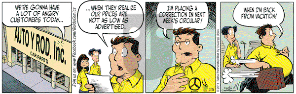 Baldo on Tuesday July 26, 2011 Comic Strip