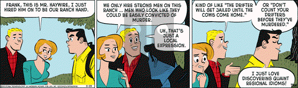 Rip Haywire on Thursday March 28, 2019 Comic Strip