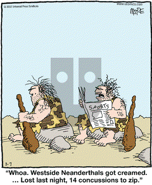 In the Bleachers on Thursday March 7, 2002 Comic Strip