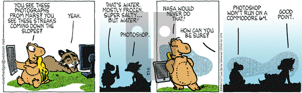 Over the Hedge on Wednesday October 21, 2015 Comic Strip