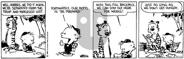 Calvin and Hobbes - Saturday January 11, 1986 Comic Strip