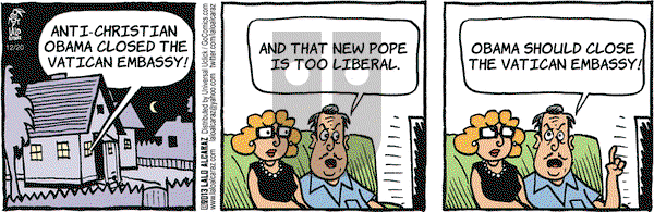 La Cucaracha on Friday December 20, 2013 Comic Strip