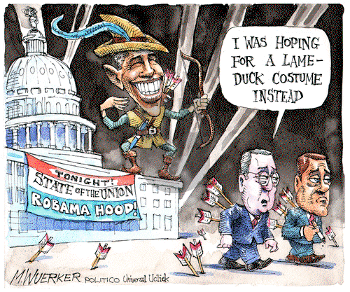 Matt Wuerker - Thursday January 22, 2015 Comic Strip