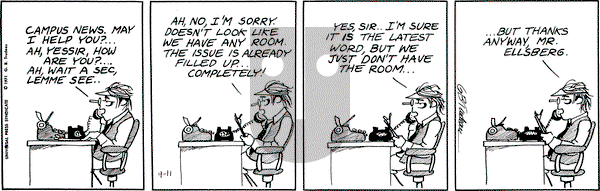 Doonesbury on Saturday September 11, 1971 Comic Strip